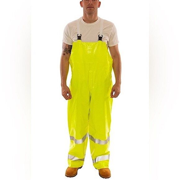 Tingley Comfort-Bright Rainwear Overalls, 3XL - Picture 1 of 9